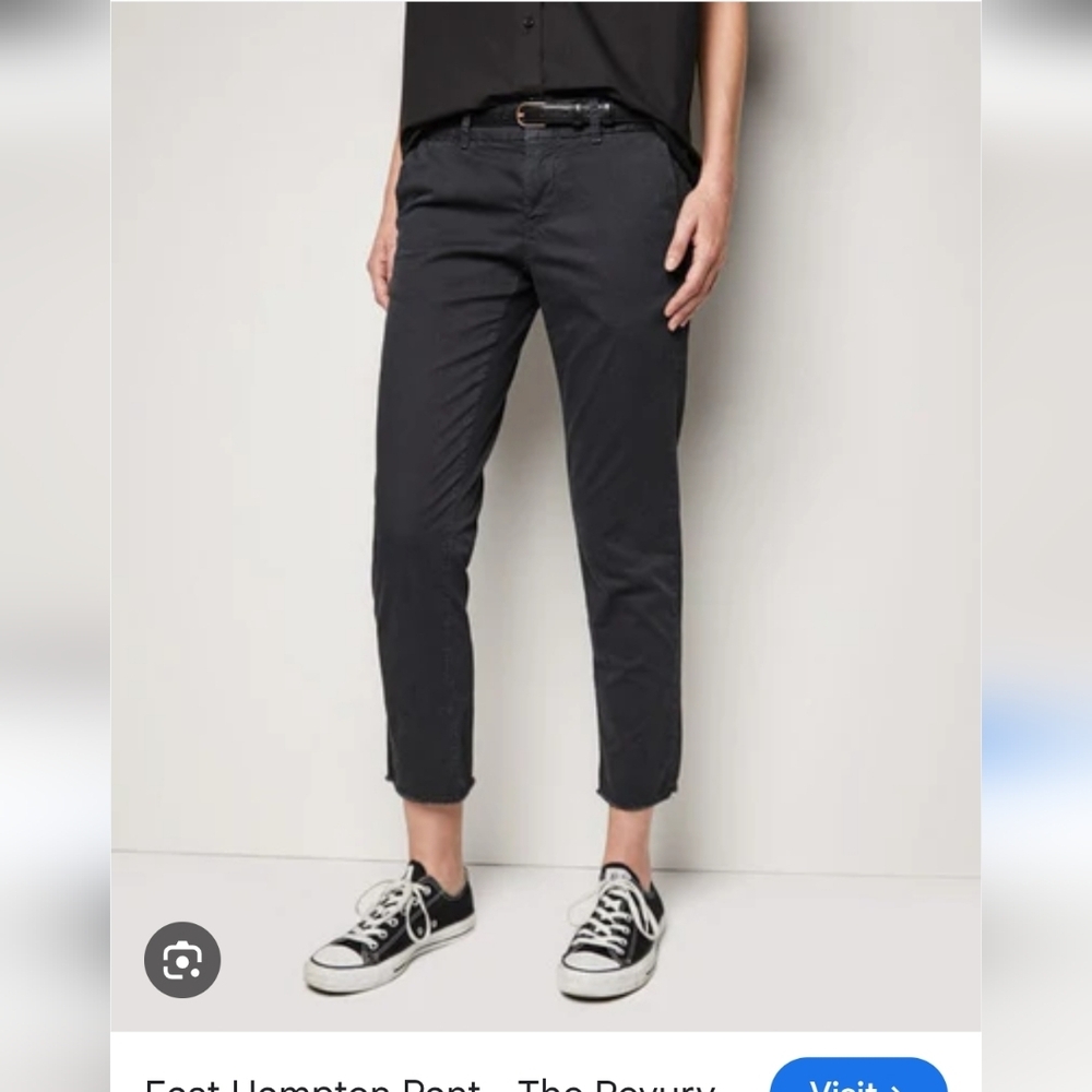Nili Lotan Hampton Classic Blue Twill Pants